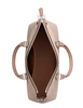Coach Georgia Satchel Bag In Signature Canvas Sand Taupe