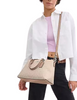 Coach Georgia Satchel Bag In Signature Canvas Sand Taupe