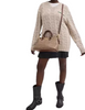 Coach Georgia Satchel Bag In Signature Canvas Tan Brown