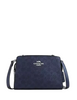 Coach Gia Crossbody Bag In Signature Canvas Blue Navy
