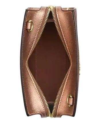 Coach Gia Crossbody Bag In Signature Canvas Brown Copper