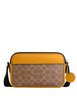 Coach Graham Crossbody Bag In Colorblock Signature Canvas Tan Buttercup