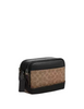 Coach Graham Crossbody Bag In Signature Canvas Tan Black