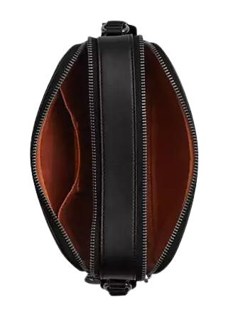 Coach Graham Crossbody Bag In Signature Canvas Tan Black