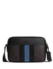 Coach Graham Crossbody Bag In Signature Canvas With Varsity Stripe
