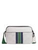 Coach Graham Crossbody Bag In Signature Canvas With Varsity Stripe Chalk