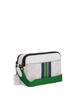 Coach Graham Crossbody Bag In Signature Canvas With Varsity Stripe Chalk