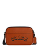 Coach Graham Crossbody Bag With Varsity Motif Toffee Black