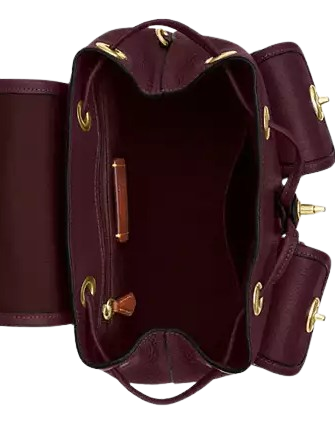 Coach Hadley Backpack Dark Wine