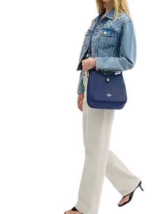 Coach Hadley Convertible Crossbody Bag Deep Blue