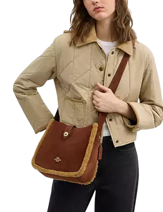 Coach Hadley Convertible Crossbody Bag Vintage Brown