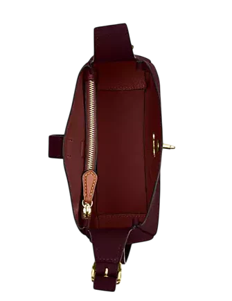 Coach Hadley Mini Crossbody Bag Dark Wine