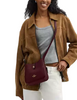 Coach Hadley Mini Crossbody Bag Dark Wine