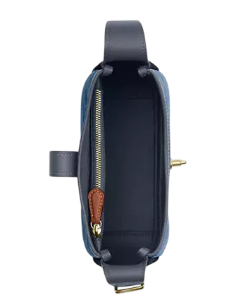 Coach Hadley Mini Crossbody Bag In Signature Denim Indigo