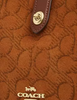 Coach Hadley Mini Crossbody Bag In Signature Suede Caramel