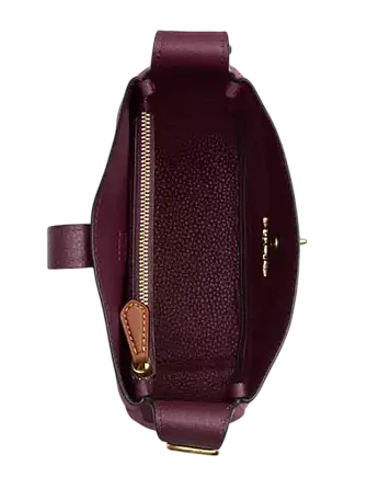 Coach Hadley Mini Crossbody Bag Maroon