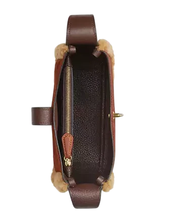 Coach Hadley Mini Crossbody Bag  Vintage Brown 