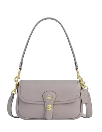 Coach Hadley Shoulder Bag Grey Birch
