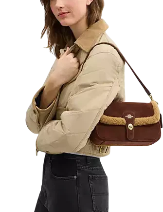 Coach Hadley Shoulder Bag Vintage Brown