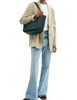 Coach Hadley Turnlock Tote Bag Dark Teal