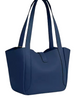 Coach Hadley Turnlock Tote Bag Deep Blue
