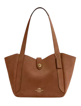 Coach Hadley Turnlock Tote Bag Sienna