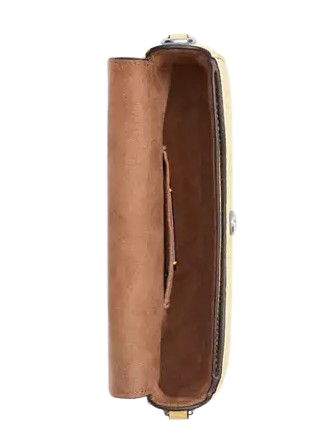 Coach Hailey Flap Bag In Signature Canvas Hay