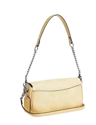 Coach Hailey Flap Bag In Signature Canvas Hay