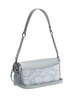 Coach Hailey Flap Bag In Sketch Signature Canvas Ice Blue