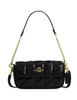 Coach Hailey Flap Bag With Quilting Black