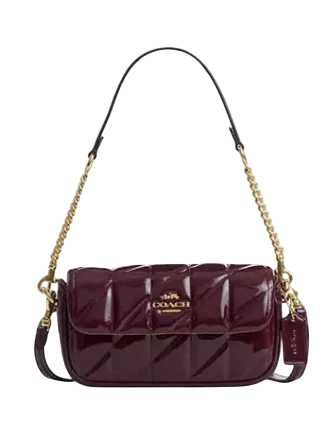 Coach Hailey Flap Bag With Quilting