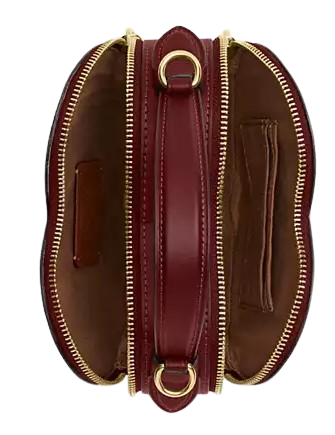 Coach Heart Crossbody Bag In Signature Canvas With Cherry Print Coach Heart Crossbody Bag In Signature Canvas With Cherry Print