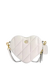 Coach Heart Crossbody Bag With Quilting Chalk