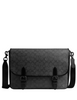 Coach Hitch Messenger Bag In Signature Canvas Charcoal