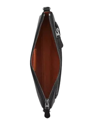 Coach Holden Crossbody In Blocked Signature Canvas Charcoal Tan Black