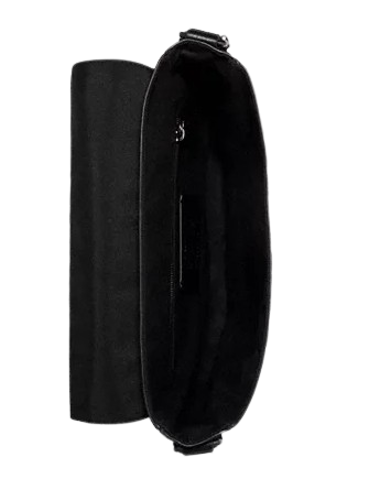 Coach Houston Map Bag In Signature Leather Black