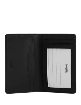 Coach Id Wallet In Signature Camo Print Grey