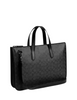 Coach Isaac Workbag In Signature Canvas Charcoal Signature
