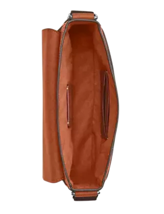 Coach Jack Small Flap Crossbody Bag  Amber Brown 