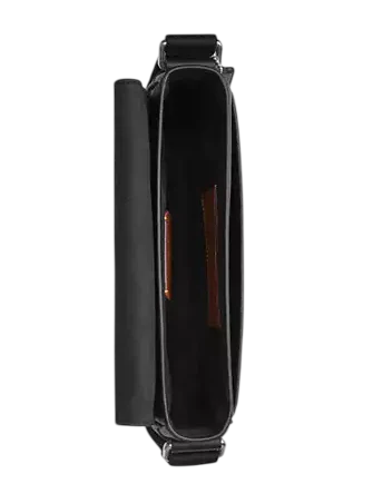 Coach Jack Small Flap Crossbody Bag In Signature Canvas Black