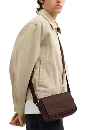 Coach Jack Small Flap Crossbody Bag Maple