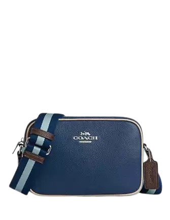Coach Jamie Camera Bag In Colorblock Deep Blue Light Blue