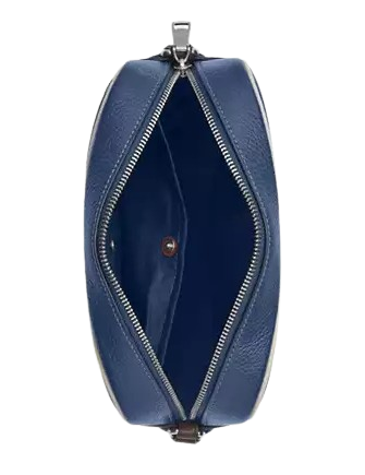 Coach Jamie Camera Bag In Colorblock Deep Blue Light Blue