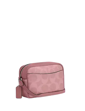 Coach Jamie Camera Bag In Maxi Signature Canvas Dusty Pink 