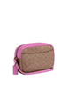 Coach Jamie Camera Bag In Signature Canvas Tan Fuschia