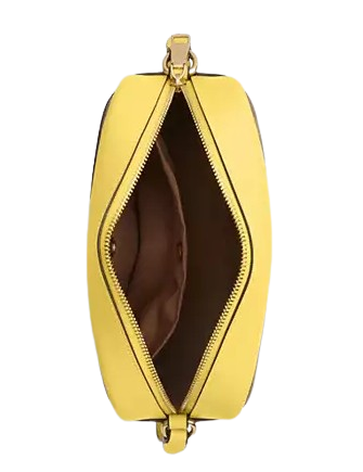 Coach Jamie Camera Bag In Signature Canvas Tan Yellow