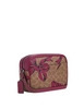 Coach Jamie Camera Bag In Signature Canvas With Bow Print Tan Pink 