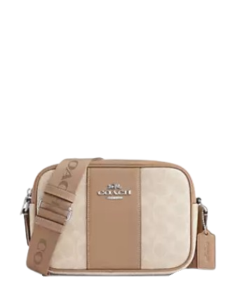 Coach Jamie Camera Bag In Signature Canvas With Stripe | Brixton Baker Coach Jamie Camera Bag In Signature Canvas With Stripe | Brixton Baker