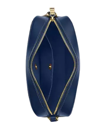 Coach Jamie Camera Bag With Floral Print Deep Blue