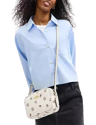 Coach Jamie Camera Bag With Shell Print Chalk